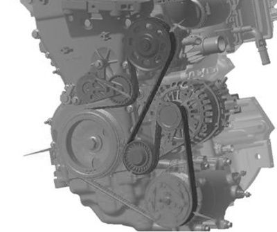 Приводной ремень Changan CS55 PLUS c 2021 года