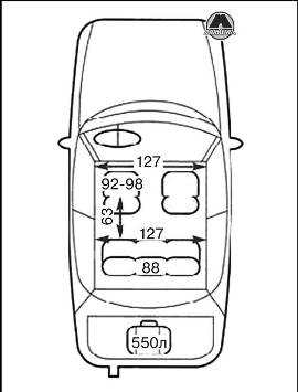 Размеры салона и кузова Chery Amulet