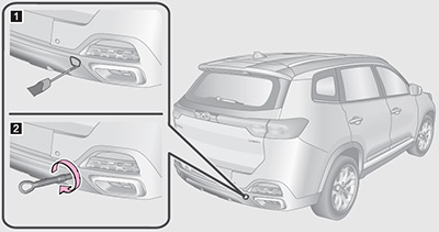 Буксировка Chery Tiggo 8 c 2018 года