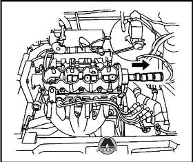 Снятие распредвала Daewoo Leganza