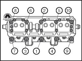 Установка головки блока цилиндров Datsun On-Do