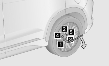 Замена колеса EXEED LX
