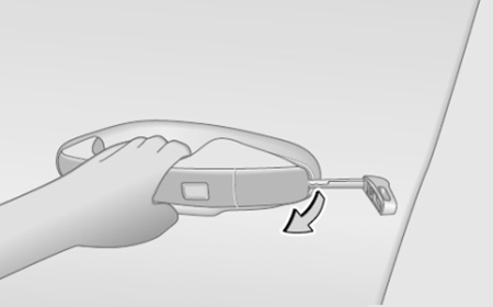 Отпирание и запирание водительской двери вручную EXEED LX