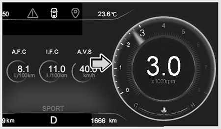 Тахометр EXEED LX