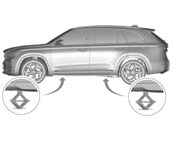 Блокировка колеса Geely Monjaro c 2022 года