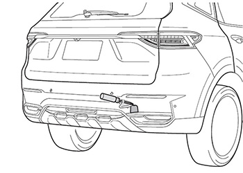 Задний буксировочный крюк Haval F7