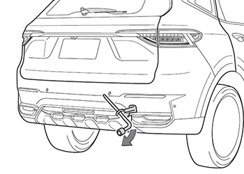 Задний буксировочный крюк Haval F7