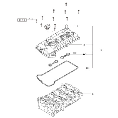 Головка блока и ГРМ Haval M6