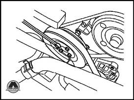 Регулировка натяжения ремня привода ГРМ Hyundai Accent