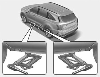 Замена колеса KIA Sorento