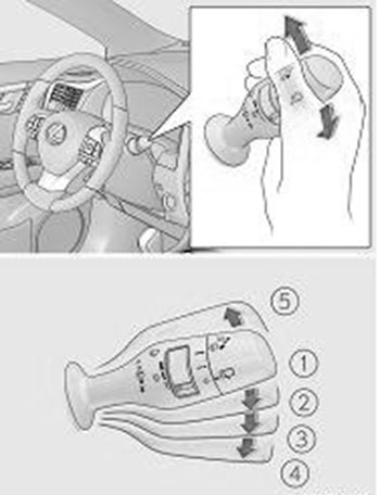 Режим работы стеклоочистителей Lexus RX 200t