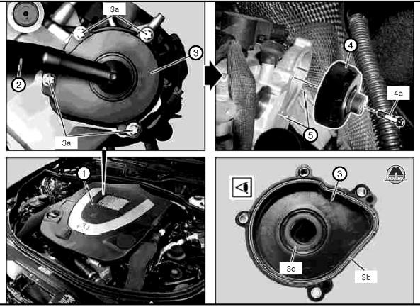 Замена центрифуги Mercedes S-класс w221