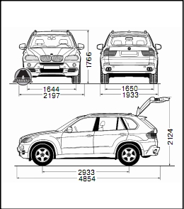 Габаритные размеры автомобиля