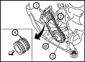 Цепь привода газораспределительного механизма Nissan Juke