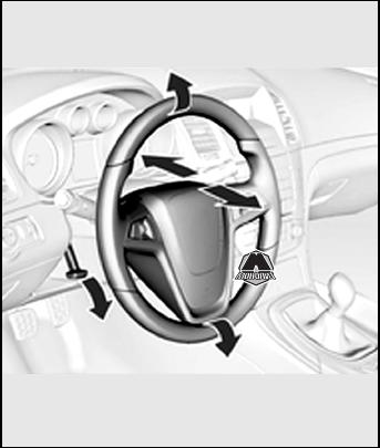 opel insignia регулировка положения рулевого колеса