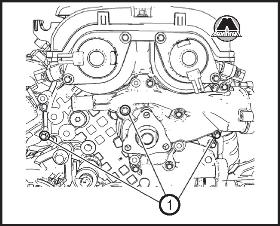 Регулировка цепи привода газораспределительного механизма Opel Zafira C