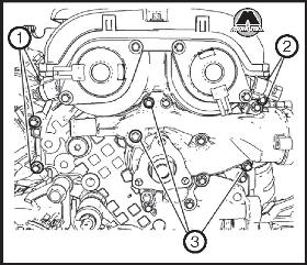 Регулировка цепи привода газораспределительного механизма Opel Zafira C