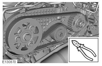 Ремень привода вспомогательных агрегатов Range Rover с 2013 года