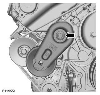 Ремень привода вспомогательных агрегатов, натяжитель ремня привода вспомогательных агрегатов Range Rover Sport с 2013 года