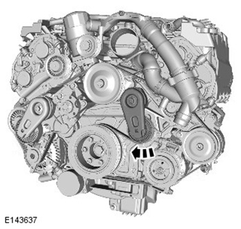 Ремень привода вспомогательных агрегатов, натяжитель ремня привода вспомогательных агрегатов Range Rover Sport с 2013 года