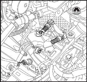 Снятие двигателя Renault Scenic