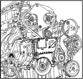 Установка ремня привода ГРМ Renault Scenic