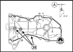 Установка цепи привода Renault Scenic