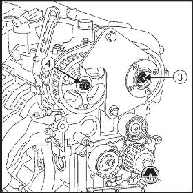 Снятие фазорегулятора распредвала Renault Scenic