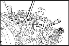 Снятие фазорегулятора распредвала Renault Scenic