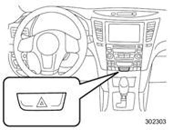 Аварийная световая сигнализация Subaru Legacy