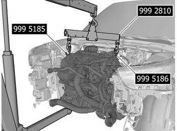 Снятие и установка двигателя Volvo XC40