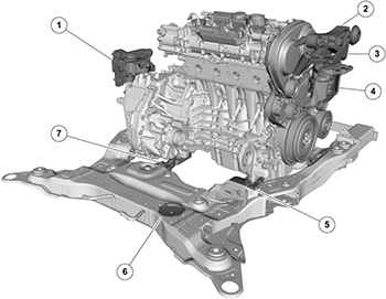 Снятие и установка двигателя Volvo XC40