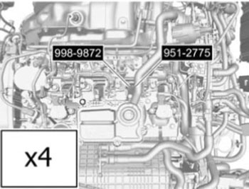 Проверка на течь цилиндра Volvo XC60