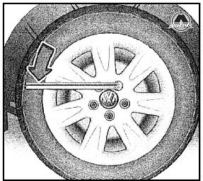 Ослабление колесных болтов Volkswagen Passat B6