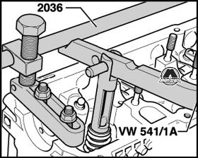 Замена масляных уплотнений штоков клапанов VW Polo