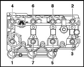 Снятие головки блока цилиндров VW Polo