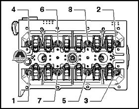 Снятие головки блока цилиндров VW Polo