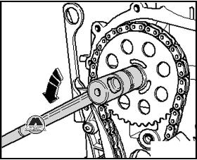 Снятие цепи привода ГРМ VW Polo