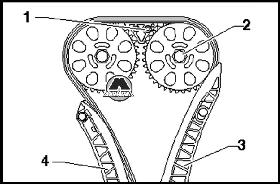 Установка цепи привода ГРМ VW Polo