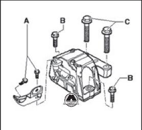Опоры силового агрегата VW Touran