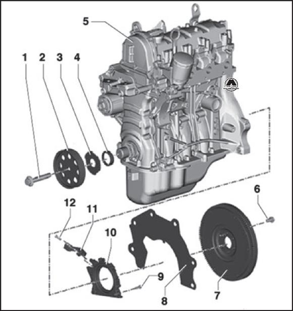 Блок цилиндров VW Touran