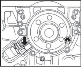 Снятие и установка крышки коленвала VW Touran